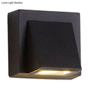 Modern black cube led wall sconce porch light 110v-120v