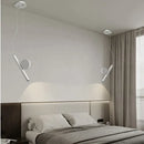 Modern black cylindrical led pendant lamps for dining room