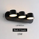 Modern black decorbites adjustable led wall lamp bedroom sconce