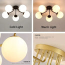 Modern black decorbites bubble glass led ceiling light living room