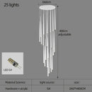 Modern black decorbites conical chandelier stair lamp kitchen lighting
