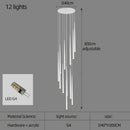 Modern black decorbites conical chandelier stair lamp kitchen lighting