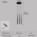 Modern black decorbites conical chandelier stair lamp kitchen lighting