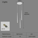 Modern black decorbites conical chandelier stair lamp kitchen lighting