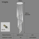 Modern black decorbites conical chandelier stair lamp kitchen lighting