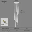 Modern black decorbites conical chandelier stair lamp kitchen lighting