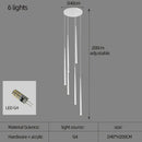 Modern black decorbites conical chandelier stair lamp kitchen lighting