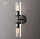 Modern black decorbites crystal hexagonal sconce for living room