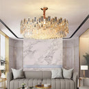 Modern black decorbites crystal led chandelier dining room light