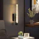Modern black decorbites crystal wall light bedroom led sconce
