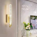 Modern black decorbites crystal wall light bedroom led sconce