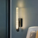 Modern black decorbites crystal wall light bedroom led sconce