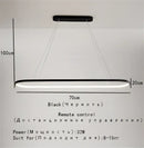 Modern black decorbites designer oval pendant lamp for dining room
