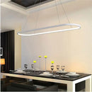 Modern black decorbites designer oval pendant lamp for dining room