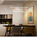 Modern black decorbites designer oval pendant lamp for dining room