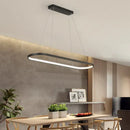 Modern black decorbites designer oval pendant lamp for dining room