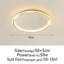 Modern black decorbites dimmable led ceiling light living room