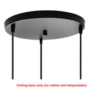 Black Geometric LED Cube Kitchen Pendant