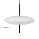 Modern black designer iron pendant light for dining room and bar