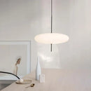Modern black designer iron pendant light for dining room and bar