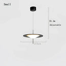 Modern black designer ufo chandelier living room pendant light