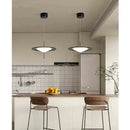 Modern black designer ufo chandelier living room pendant light