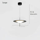 Modern black designer ufo chandelier living room pendant light