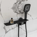 Modern black digital display shower mixer bathroom temperature panel