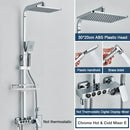 Modern black digital shower system with rainfall head and bidet – bathroom