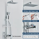Modern black digital shower system with rainfall head and bidet – bathroom