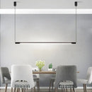 Black Linear Dimmable 140cm Pendant Light