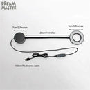 Modern black dimmable led wall lamp bedroom gooseneck reading light