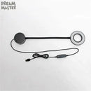 Modern black dimmable led wall lamp bedroom gooseneck reading light
