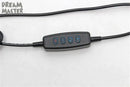 Modern black dimmable led wall lamp bedroom gooseneck reading light