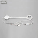 Modern black dimmable led wall lamp bedroom gooseneck reading light