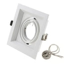 Modern black double ring led recessed ceiling light for living room