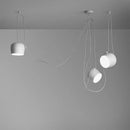 Modern black drum led pendant kitchen ceiling light