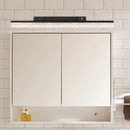 Modern black dual arm led vanity light bathroom warm white lamp