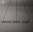 Modern black éclatant crystal chandelier dining room pendant light