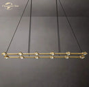 Modern black éclatant crystal chandelier dining room pendant light