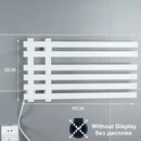 Modern black electric towel warmer rack bathroom digital display