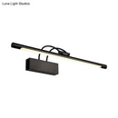 Modern black finish led wall light bedroom task lamp 110v-240v