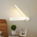 Modern black finish rotatable led wall sconce for bedroom lighting