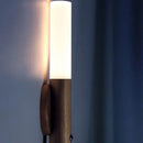 Modern black frosted glass night light corridor wall sconce