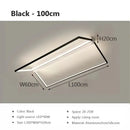 Modern black geometric led ceiling lights for living room illumination
