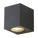 Modern black geometric led outdoor wall mount – patio sconce light