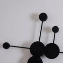 Modern black geometric led wall lamp living room sconce
