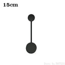 Modern black geometric led wall lamp living room sconce