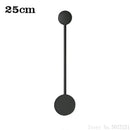 Modern black geometric led wall lamp living room sconce