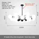 Modern black glass ball led chandelier – dining room pendant light